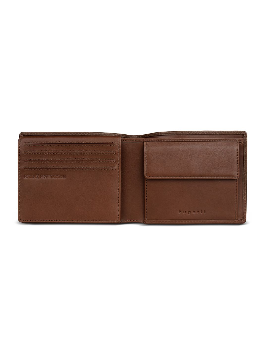 bugatti Due Portafoglio Protezione RFID Vera Pelle 11.5 cm