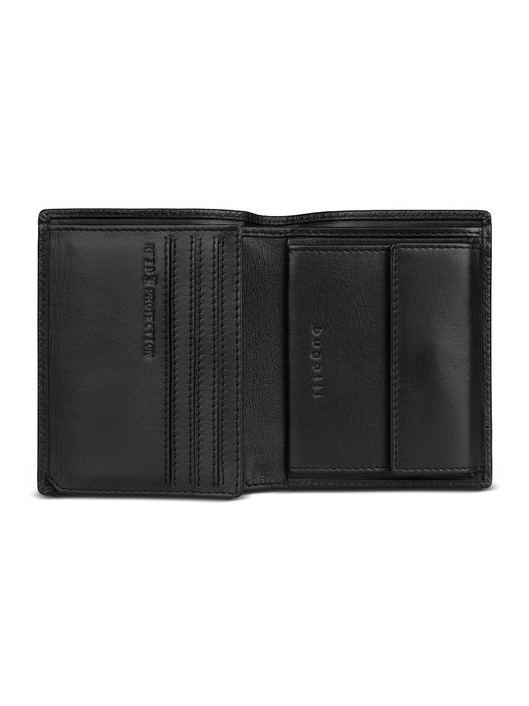 bugatti Due Portafoglio Protezione RFID Vera Pelle 9 cm