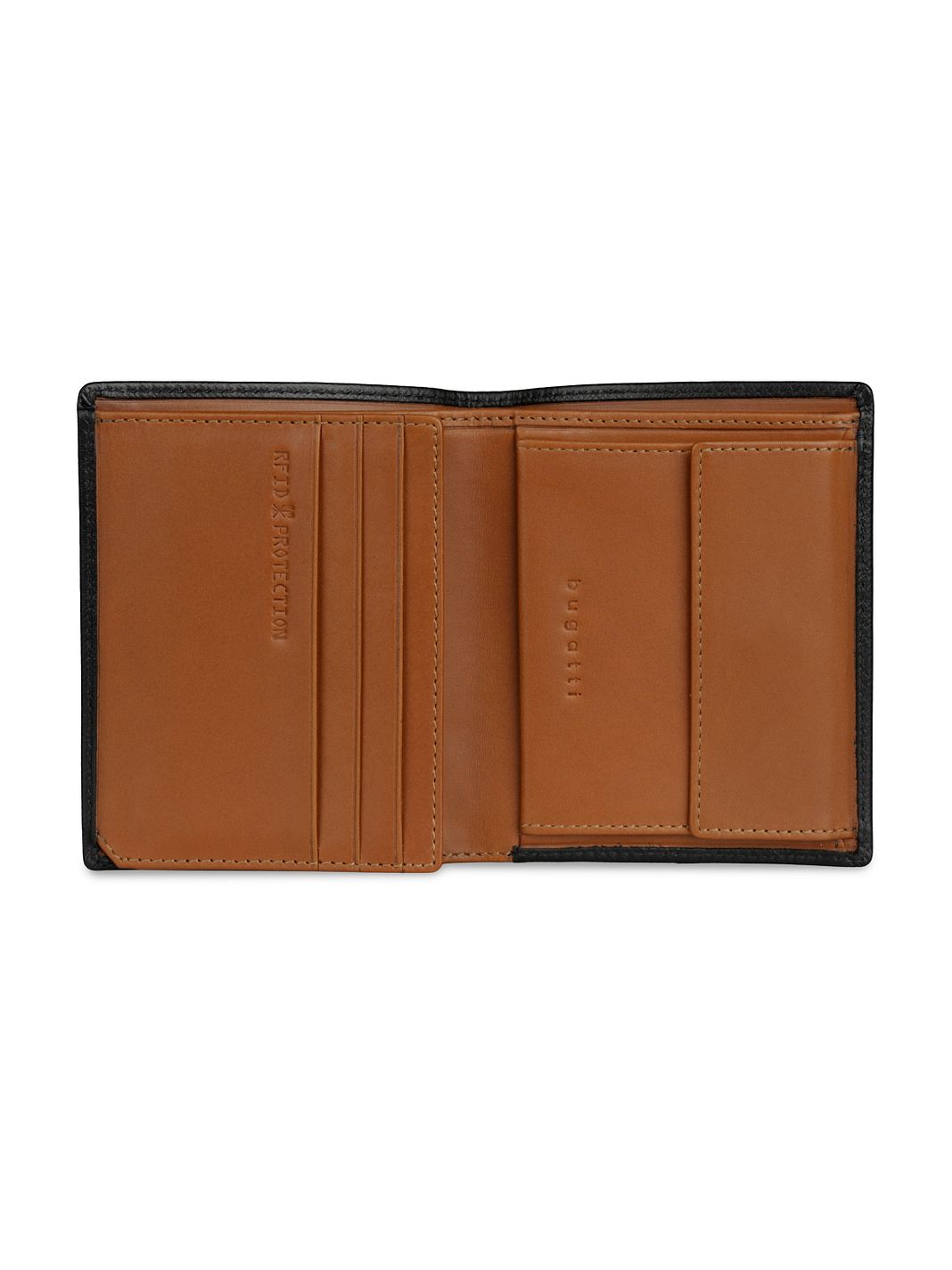 bugatti Roccia Cartera Bloqueo RFID Piel natural 9 cm bugatti Roccia Cartera Bloqueo RFID Piel natural 9 cm