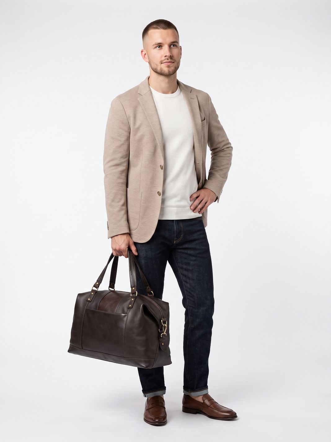 bugatti Ryan Borsa da viaggio Weekender Vera Pelle 44 cm bugatti Ryan Borsa da viaggio Weekender Vera Pelle 44 cm