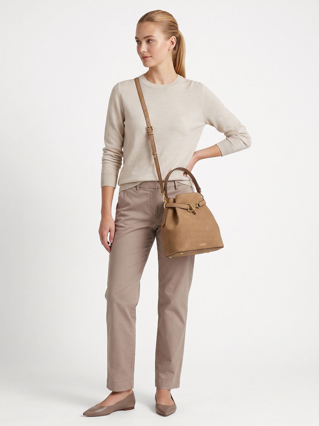 Lauren Ralph Lauren Blaike Borsetta Vera Pelle 24 cm Lauren Ralph Lauren Blaike Borsetta Vera Pelle 24 cm