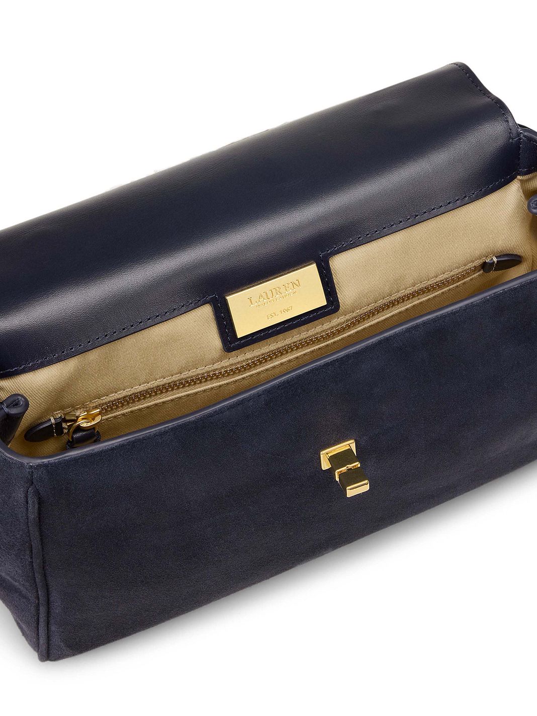 Lauren Ralph Lauren Farrah Borsetta Vera Pelle 23.5 cm Lauren Ralph Lauren Farrah Borsetta Vera Pelle 23.5 cm