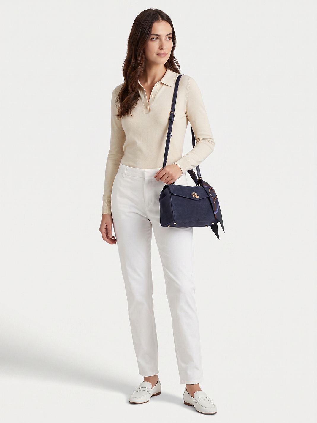 Lauren Ralph Lauren Farrah Borsetta Vera Pelle 23.5 cm Lauren Ralph Lauren Farrah Borsetta Vera Pelle 23.5 cm
