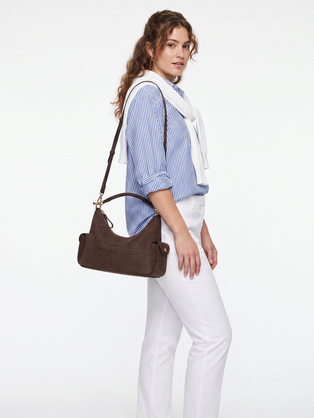 Lauren Ralph Lauren Blaike Borsa a spalla Vera Pelle 25.5 cm