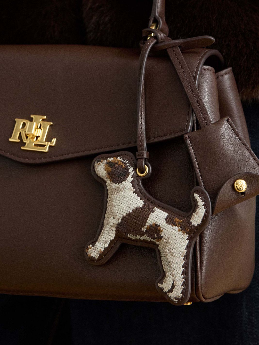 Lauren Ralph Lauren Lädernyckelring, 9,5 cm Lauren Ralph Lauren Lädernyckelring, 9,5 cm