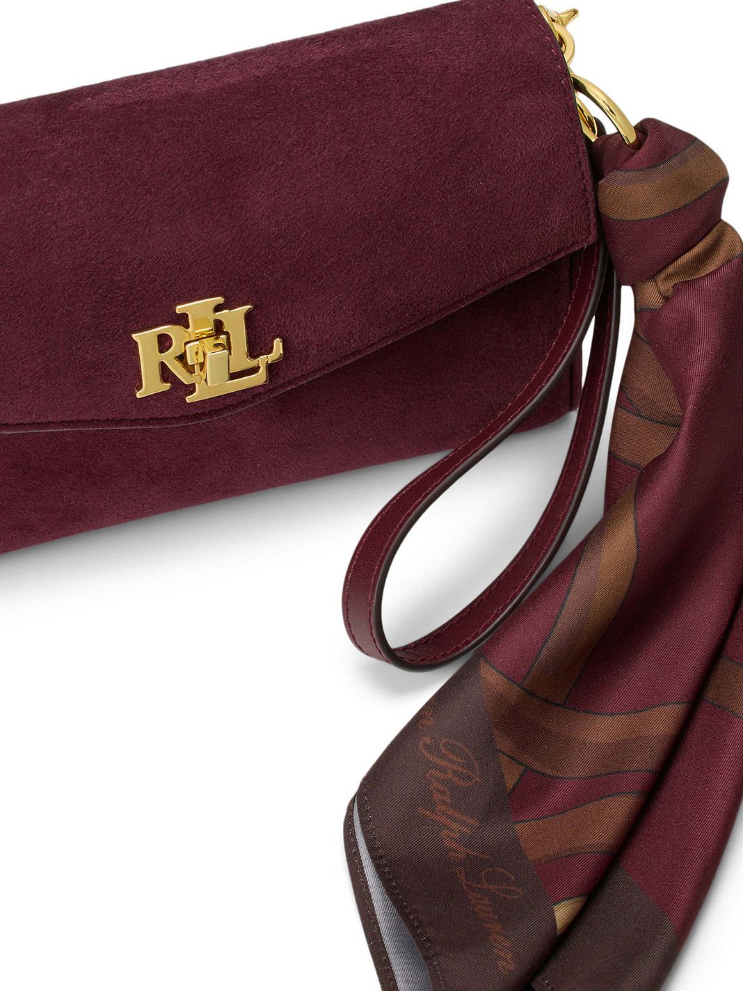 Lauren Ralph Lauren Borsa a tracolla Vera Pelle 19 cm Lauren Ralph Lauren Borsa a tracolla Vera Pelle 19 cm