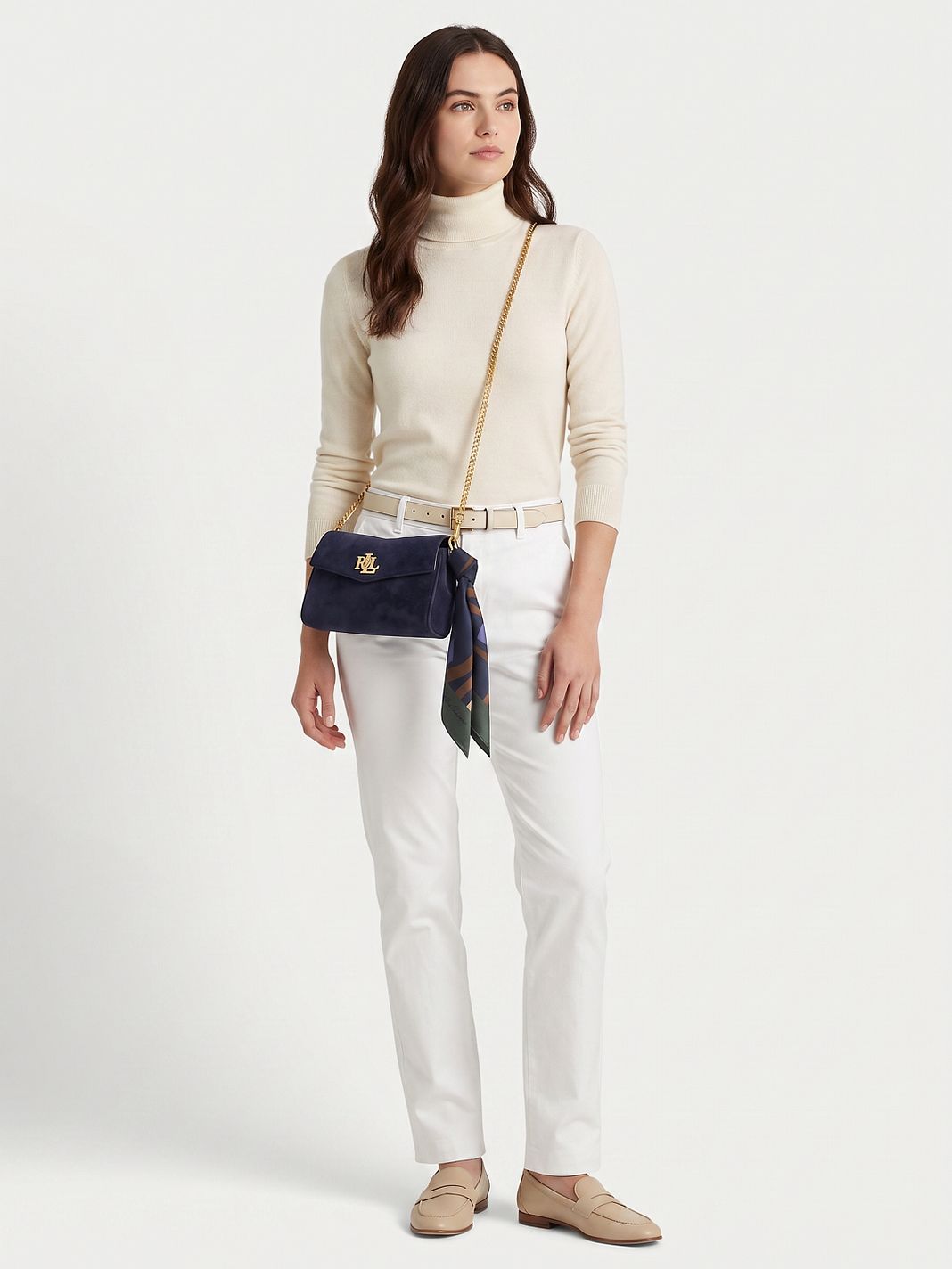 Lauren Ralph Lauren Borsa a tracolla Vera Pelle 19 cm Lauren Ralph Lauren Borsa a tracolla Vera Pelle 19 cm