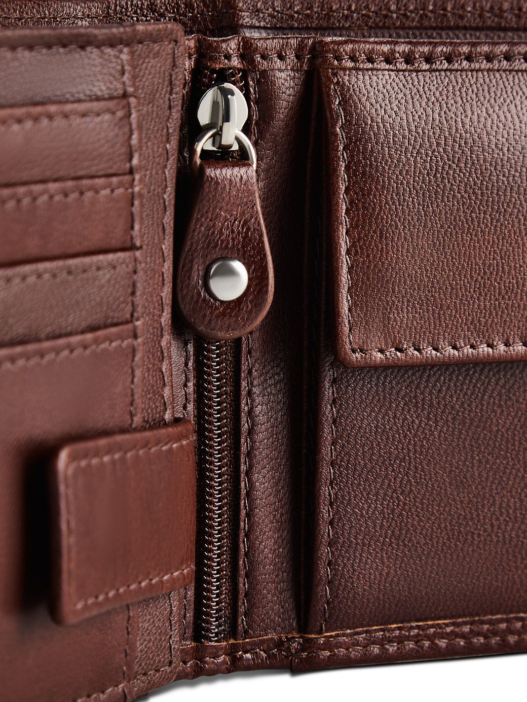 bugatti Valencia Cartera Bloqueo RFID Piel natural 12 cm