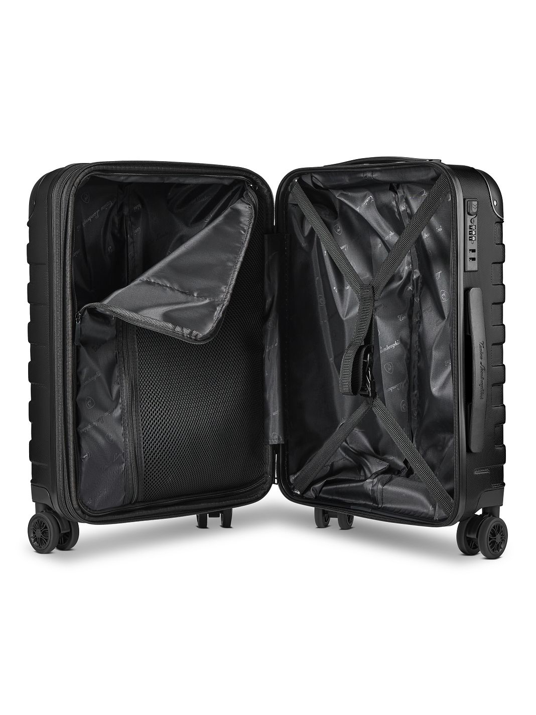 Tonino Lamborghini Milano 4 ruote Trolley cabina S 54 cm espandibile Tonino Lamborghini Milano 4 ruote Trolley cabina S 54 cm espandibile