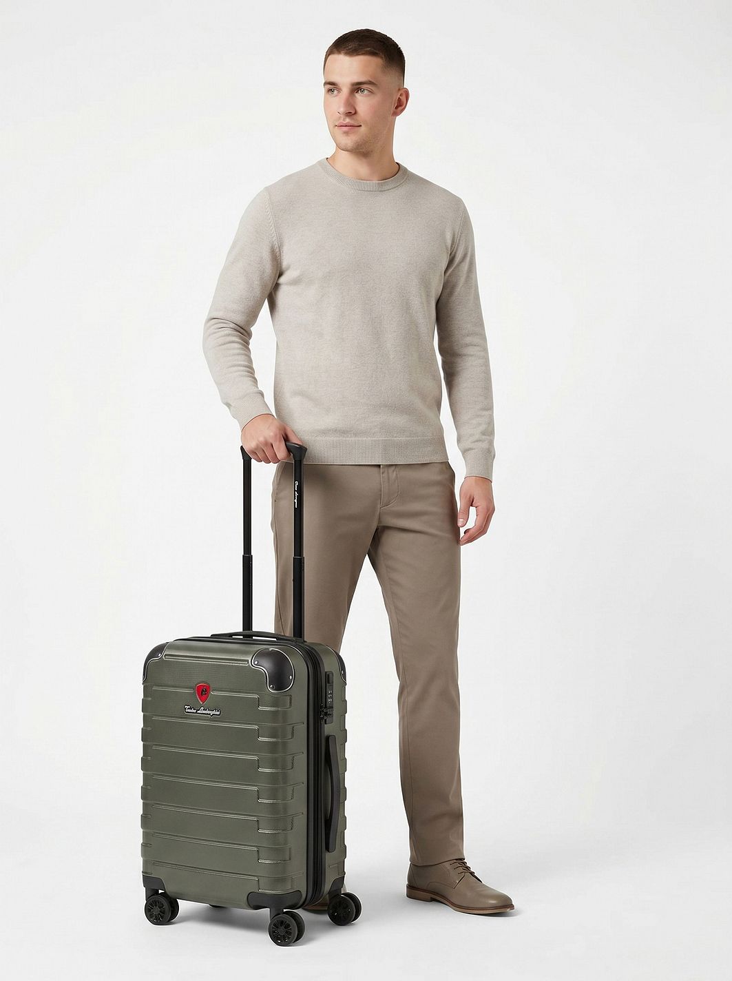 Tonino Lamborghini Milano 4 ruote Trolley cabina S 54 cm espandibile Tonino Lamborghini Milano 4 ruote Trolley cabina S 54 cm espandibile