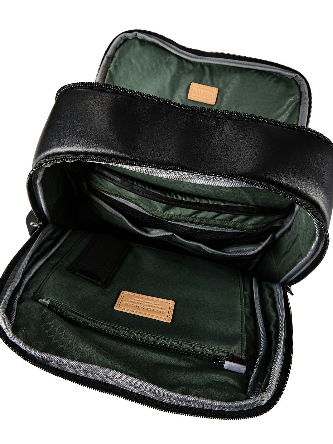 Jekyll & Hide Zaino da lavoro Protezione RFID Vera Pelle 40 cm Vano porta PC Jekyll & Hide Zaino da lavoro Protezione RFID Vera Pelle 40 cm Vano porta PC