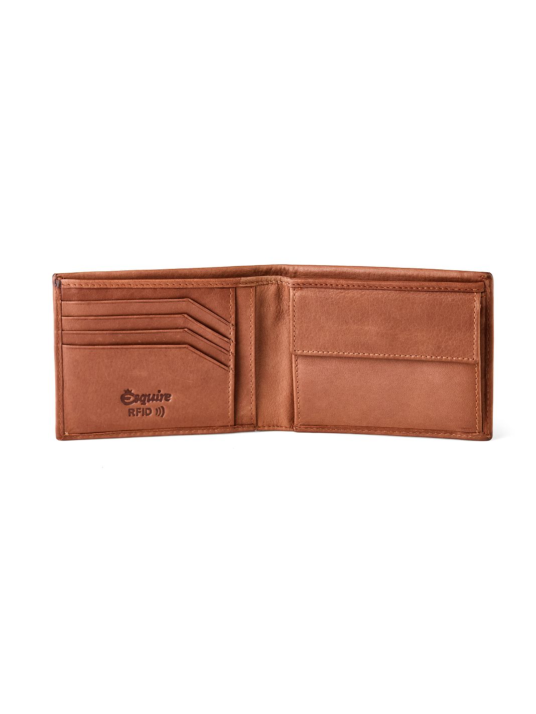 Esquire Chicago Portafoglio Protezione RFID Vera Pelle 12 cm