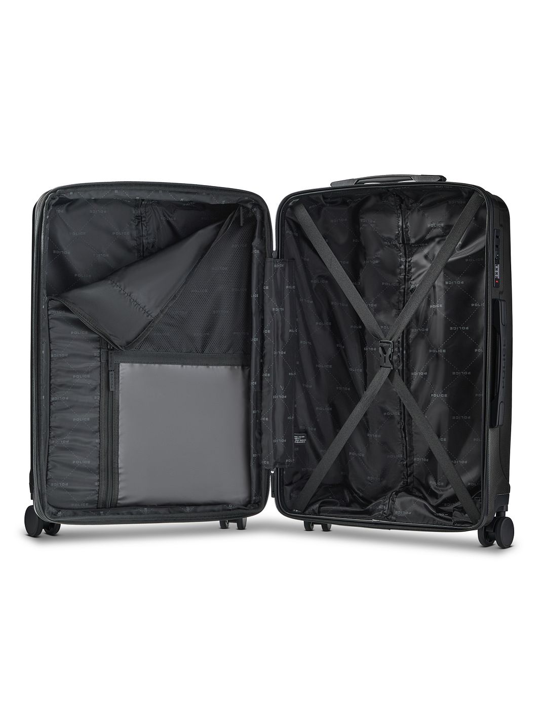 Police New York 4 ruote Carrello M 62 cm espandibile Police New York 4 ruote Carrello M 62 cm espandibile