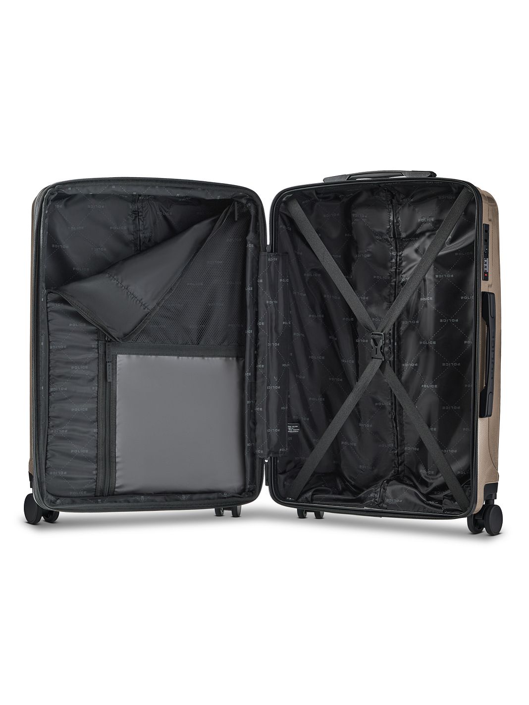 Police New York 4 ruote Carrello M 62 cm espandibile Police New York 4 ruote Carrello M 62 cm espandibile