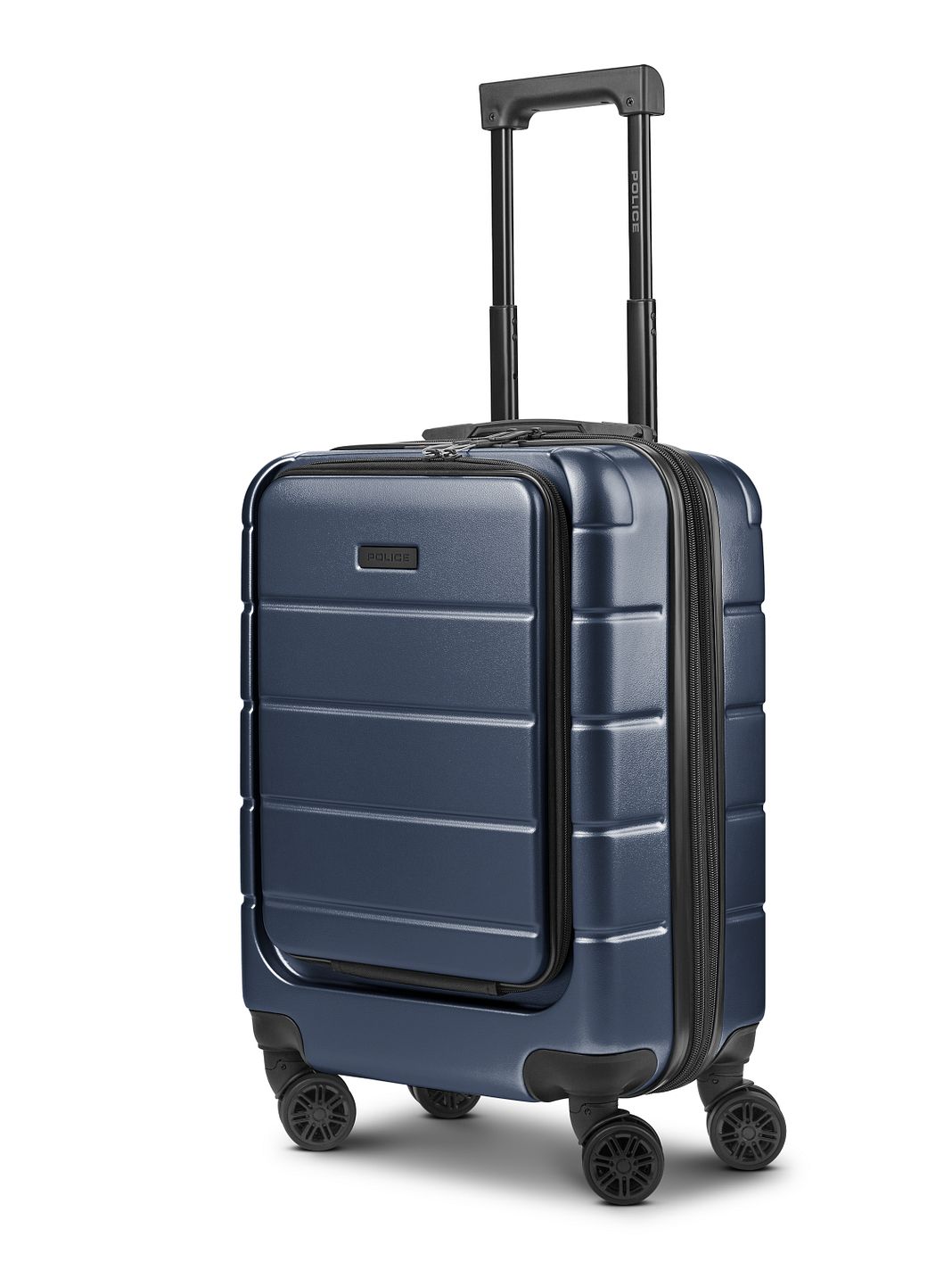 Police Dublin 4 ruote Trolley cabina S 54 cm Vano porta PC espandibile