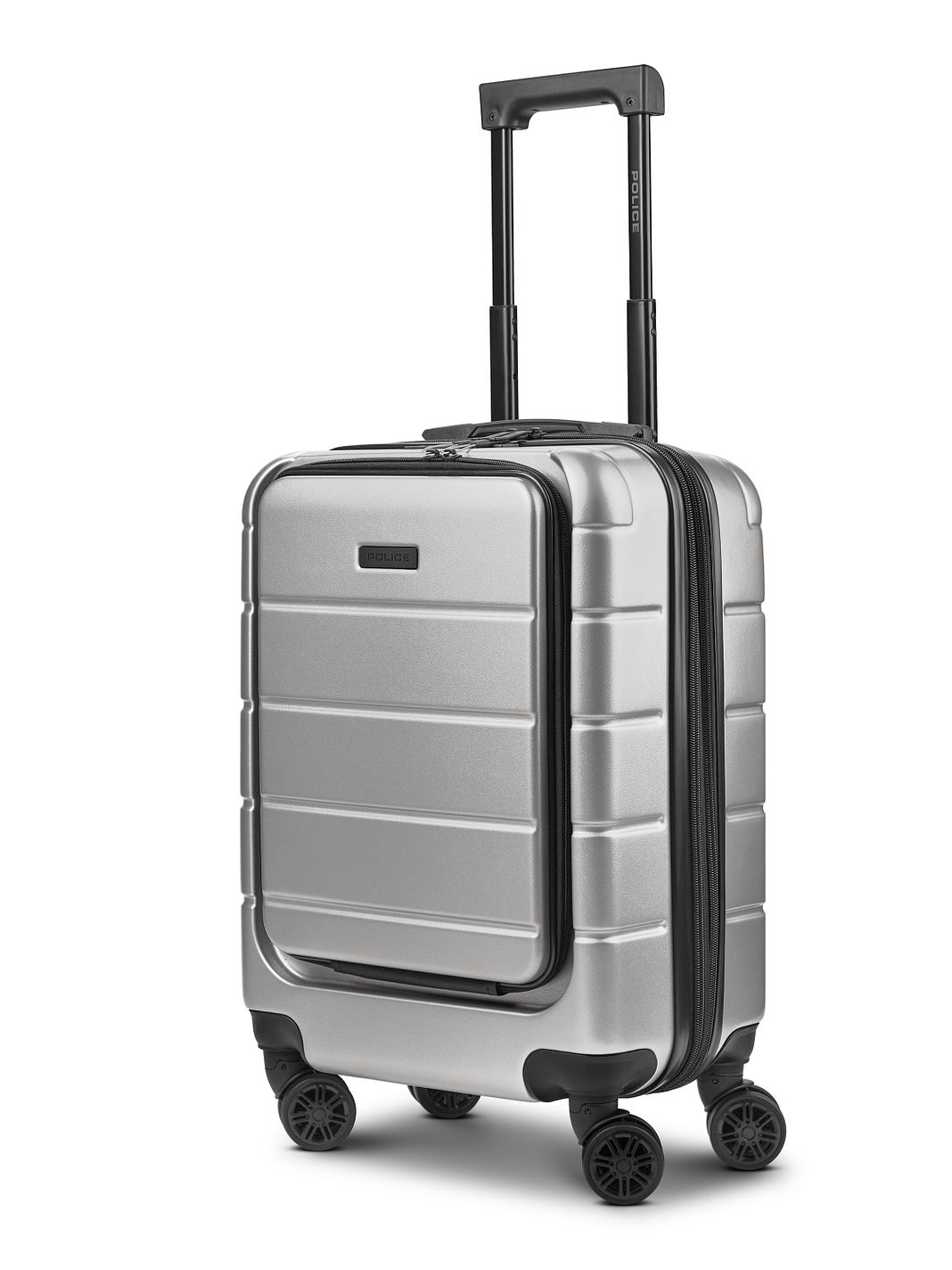 Police Dublin 4 ruote Trolley cabina S 54 cm Vano porta PC espandibile