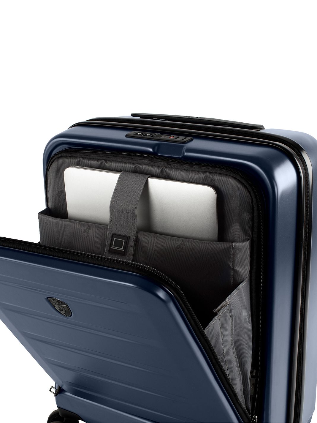 Heys Hatch 4 ruote Trolley cabina 53 cm Vano porta PC espandibile Heys Hatch 4 ruote Trolley cabina 53 cm Vano porta PC espandibile
