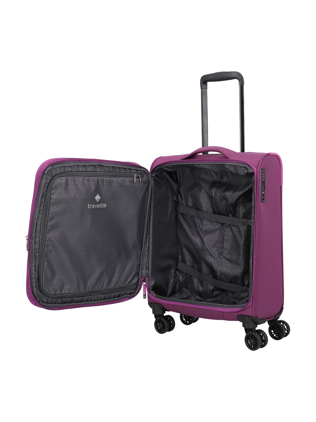 Travelite Corsiica 4-hjulig Kabinväska S 55 cm med expansionsveck Travelite Corsiica 4-hjulig Kabinväska S 55 cm med expansionsveck