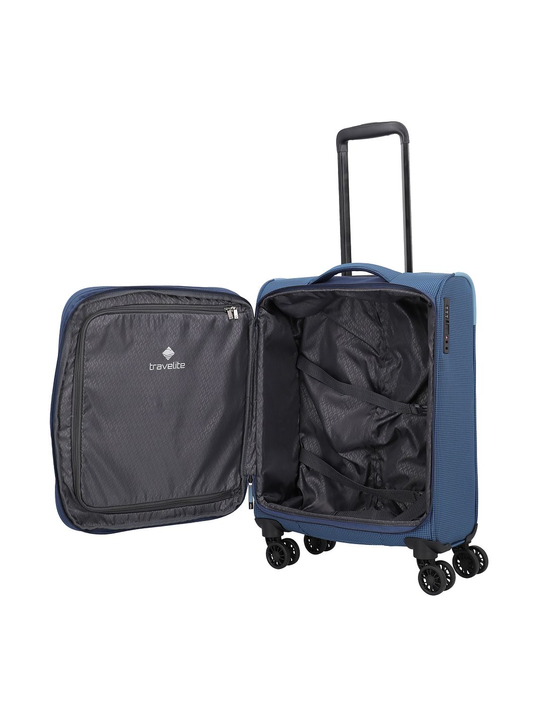 Travelite Corsiica 4 ruote Trolley cabina S 55 cm espandibile Travelite Corsiica 4 ruote Trolley cabina S 55 cm espandibile