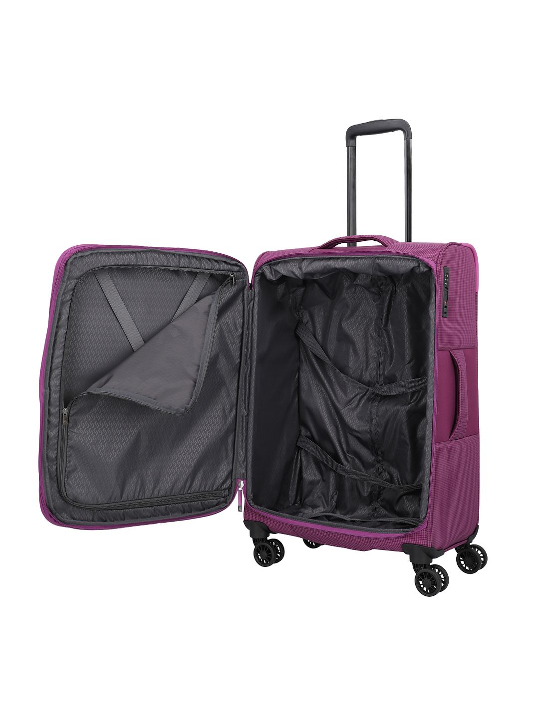 Travelite Corsiica 4-pyöräinen vetolaukku M 67 cm Laajennettava Travelite Corsiica 4-pyöräinen vetolaukku M 67 cm Laajennettava