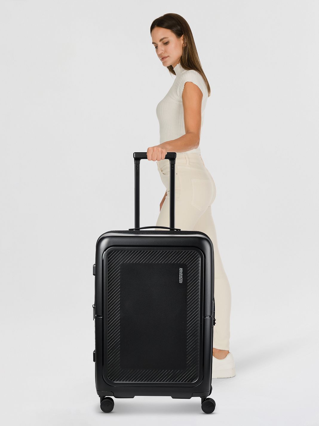 American Tourister Dashpop 4 ruedas Trolley 67 cm Con asa expansible American Tourister Dashpop 4 ruedas Trolley 67 cm Con asa expansible