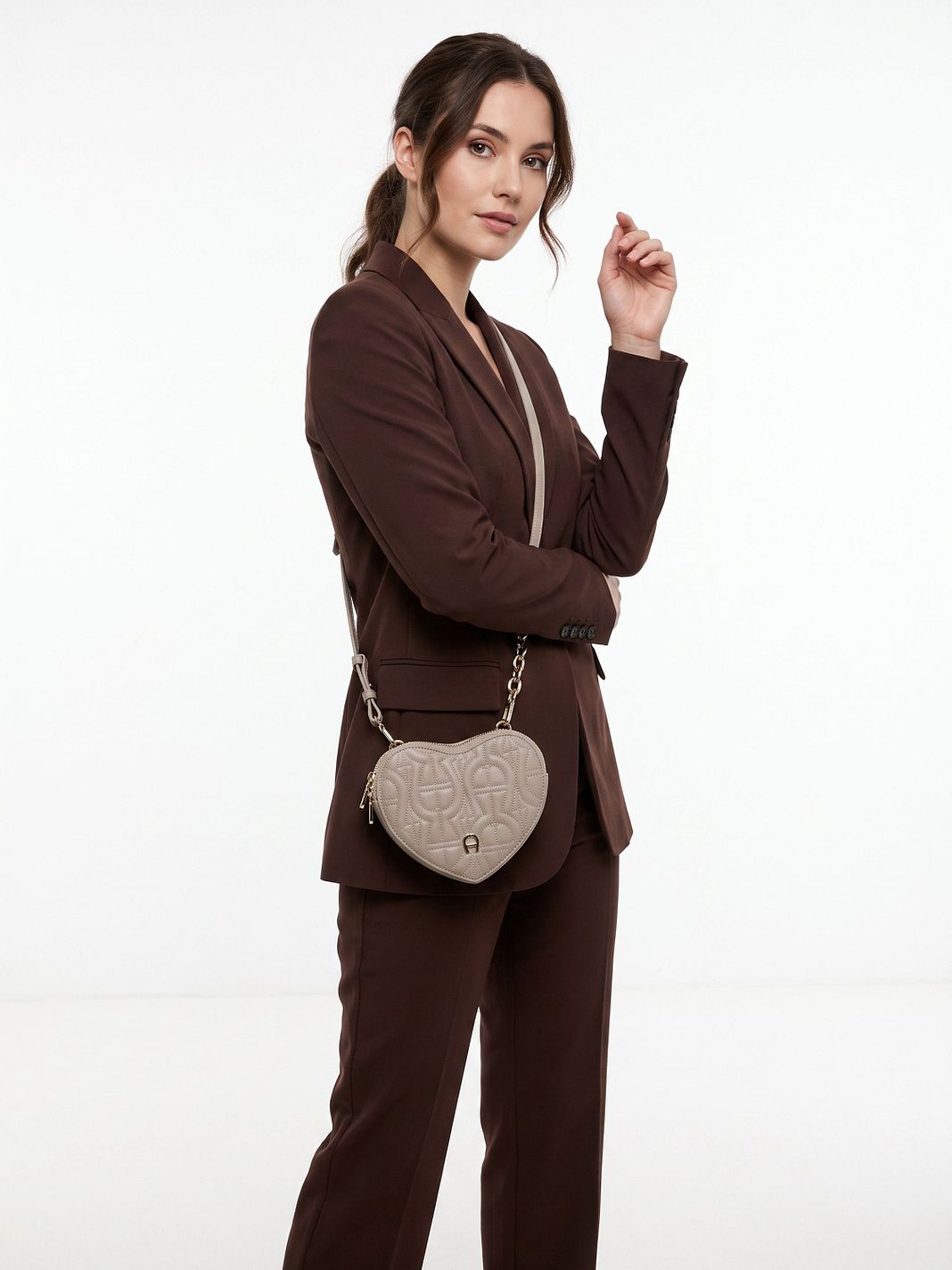 AIGNER Fashion Mini Borsa Borsa a tracolla Vera Pelle 14 cm AIGNER Fashion Mini Borsa Borsa a tracolla Vera Pelle 14 cm