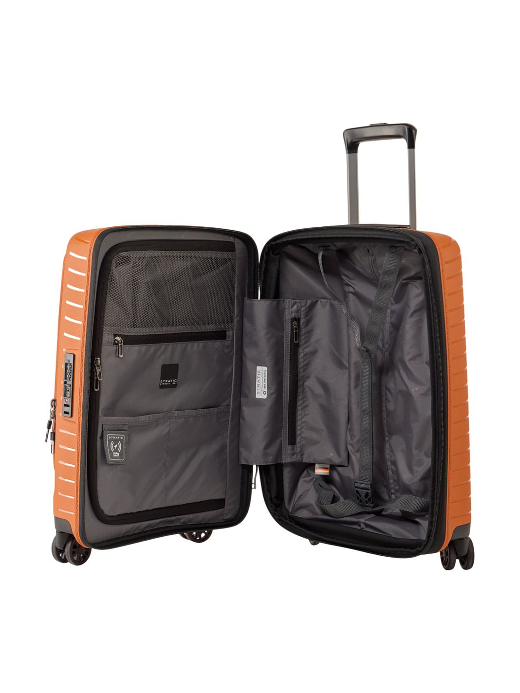 Stratic Novium 4 ruote Trolley cabina S 55 cm Vano porta PC espandibile Stratic Novium 4 ruote Trolley cabina S 55 cm Vano porta PC espandibile