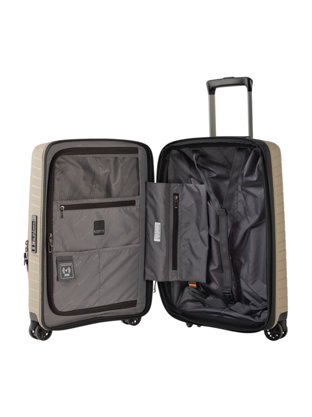 Stratic Novium 4 ruote Trolley cabina S 55 cm Vano porta PC espandibile Stratic Novium 4 ruote Trolley cabina S 55 cm Vano porta PC espandibile