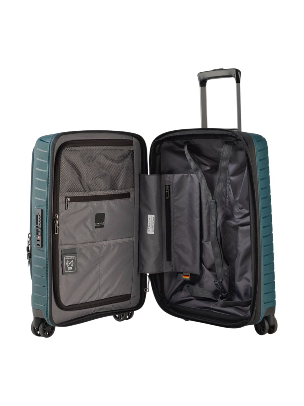 Stratic Novium 4 ruote Trolley cabina S 55 cm Vano porta PC espandibile Stratic Novium 4 ruote Trolley cabina S 55 cm Vano porta PC espandibile