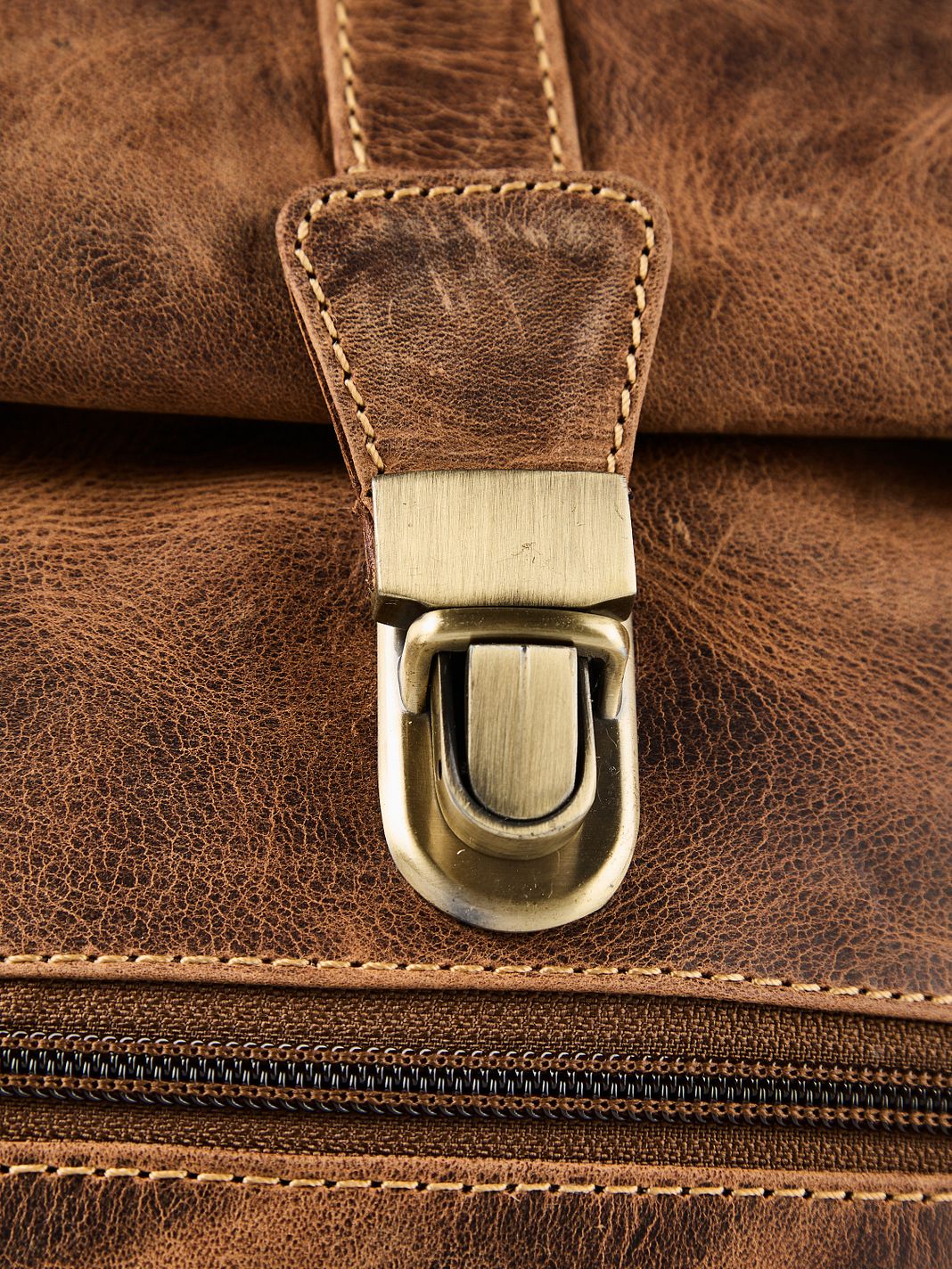 Greenburry Vintage Bolsa de hombro Piel natural 27 cm