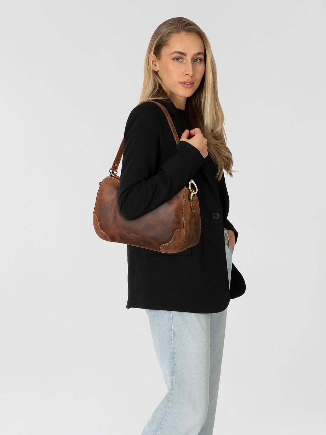 Greenburry Vintage Bolsa de hombro Piel natural 31.5 cm