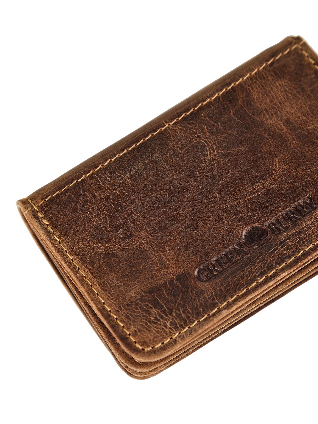 Greenburry Vintage Portafoglio Protezione RFID Vera Pelle 10 cm Greenburry Vintage Portafoglio Protezione RFID Vera Pelle 10 cm