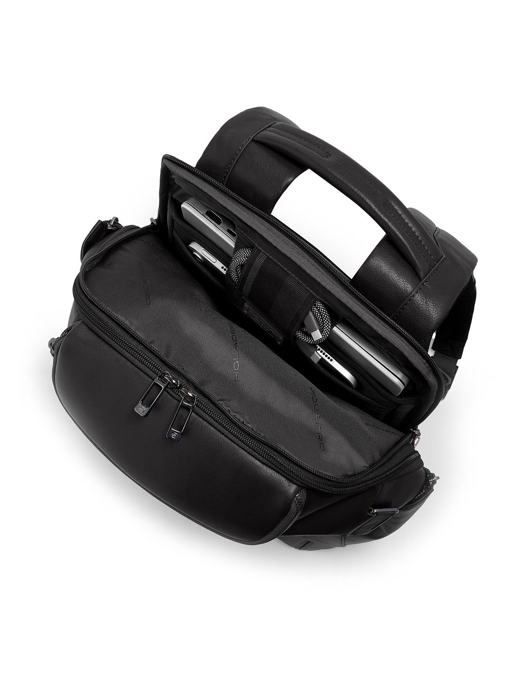 Piquadro Victor Zaino da giorno Protezione RFID Vera Pelle 43 cm Vano porta PC Piquadro Victor Zaino da giorno Protezione RFID Vera Pelle 43 cm Vano porta PC