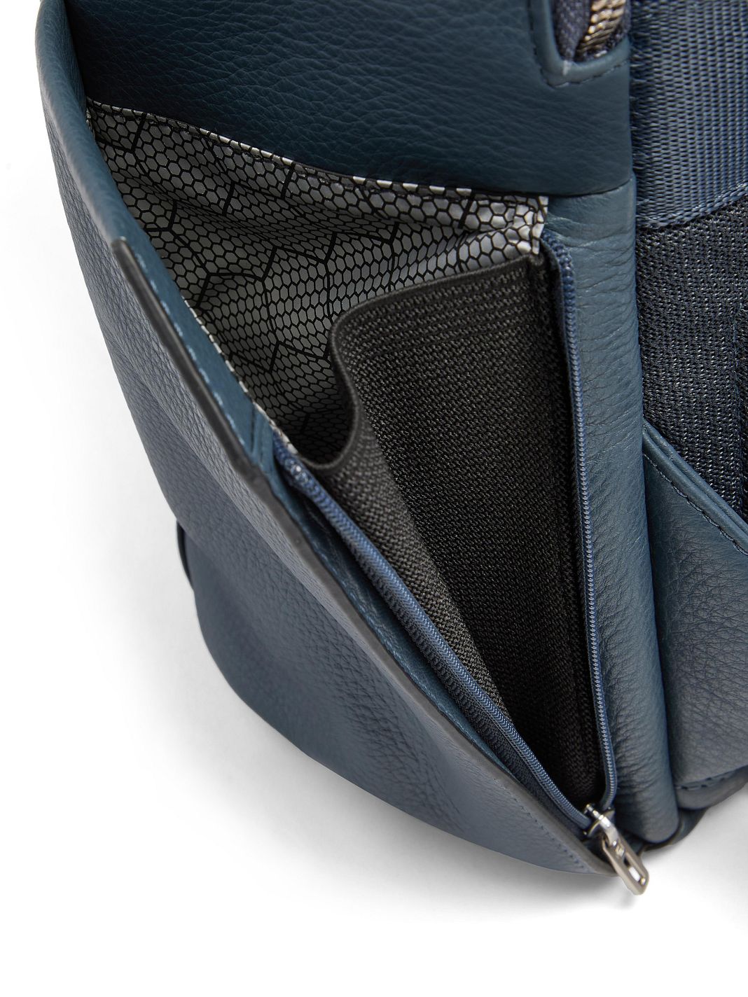 Piquadro Tebe Mochila de día Piel natural 46 cm Compartimento para laptop Piquadro Tebe Mochila de día Piel natural 46 cm Compartimento para laptop