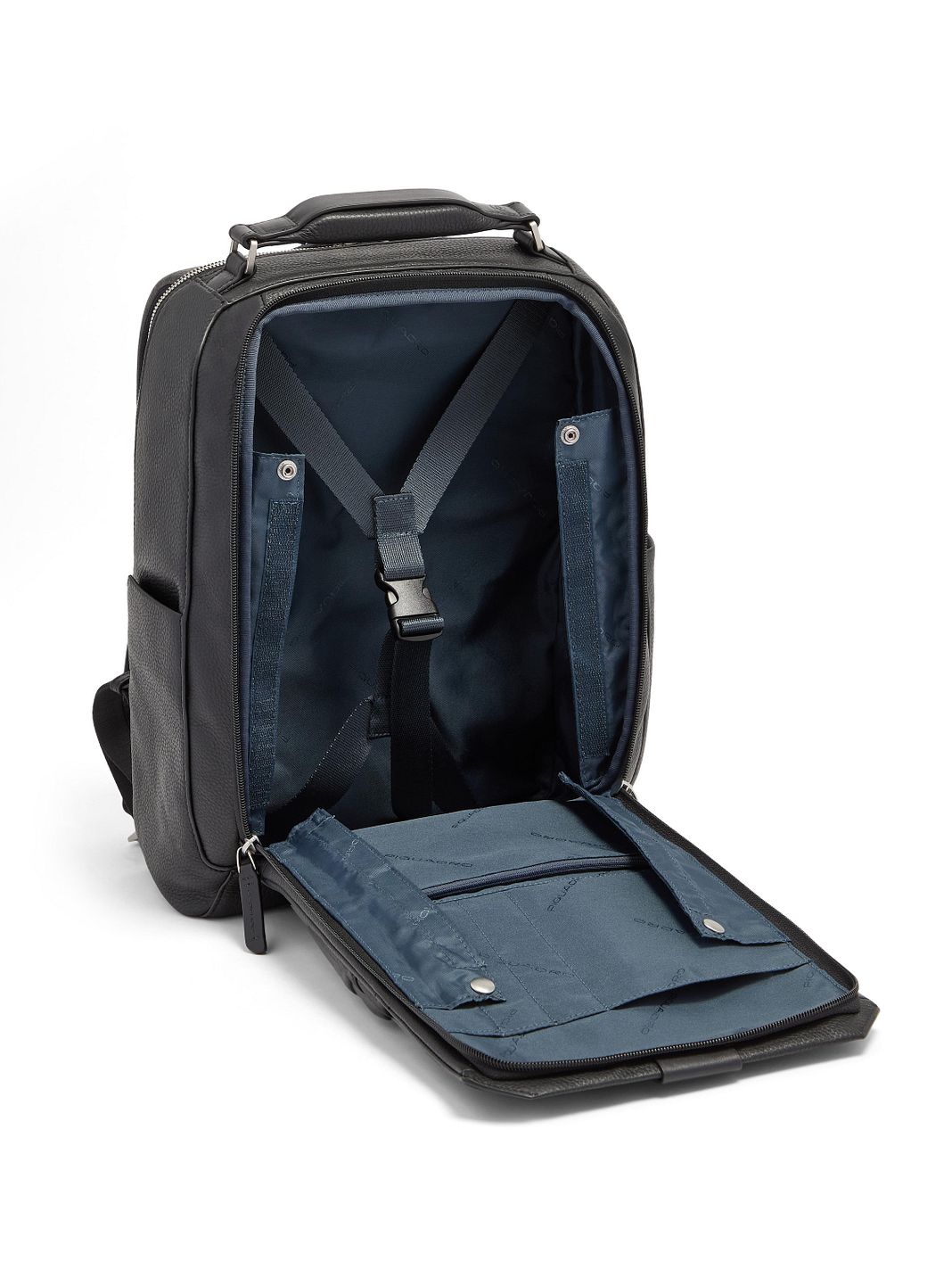 Piquadro Tebe Mochila de día Piel natural 46 cm Compartimento para laptop Piquadro Tebe Mochila de día Piel natural 46 cm Compartimento para laptop