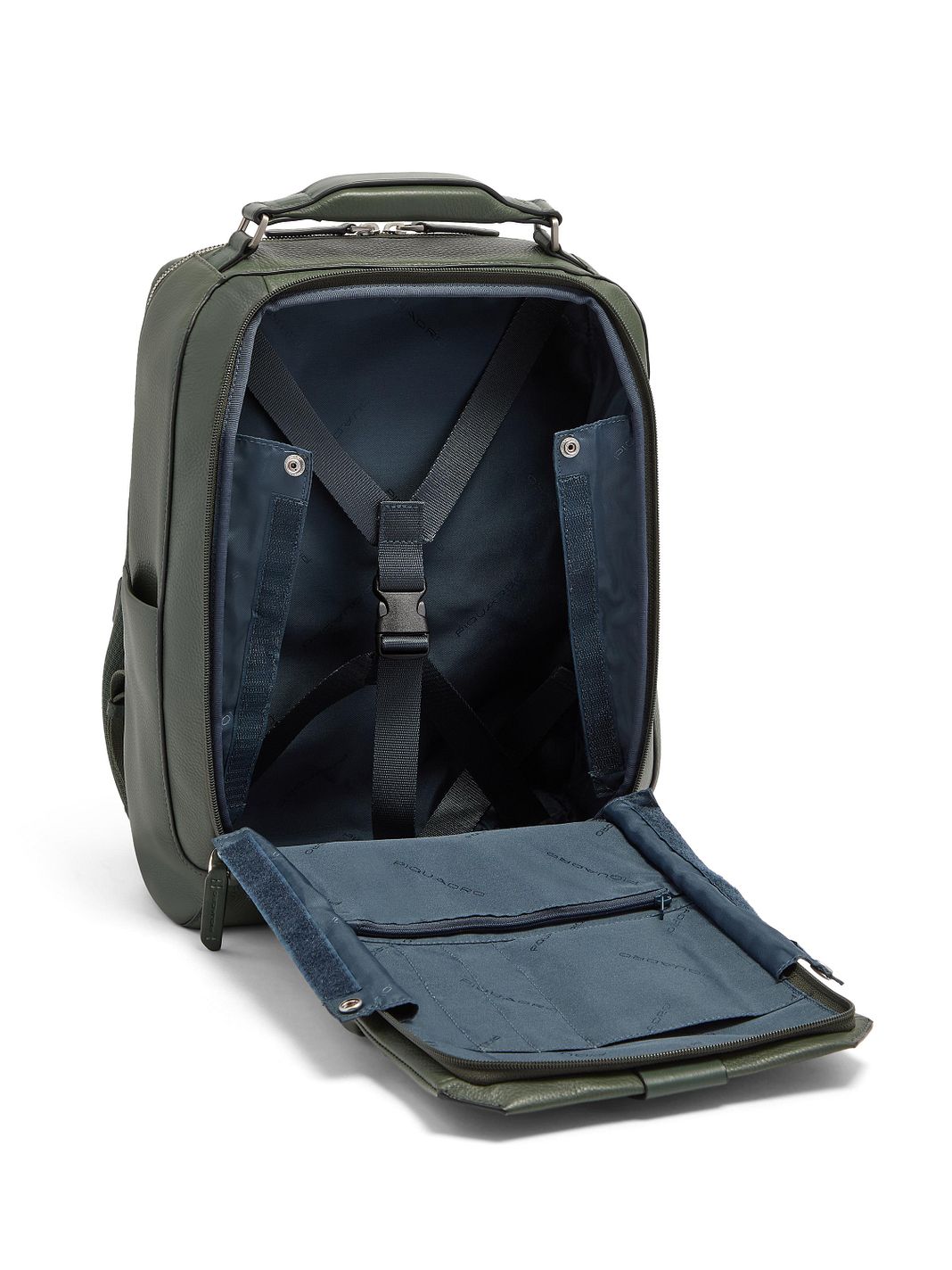 Piquadro Tebe Mochila de día Piel natural 46 cm Compartimento para laptop Piquadro Tebe Mochila de día Piel natural 46 cm Compartimento para laptop