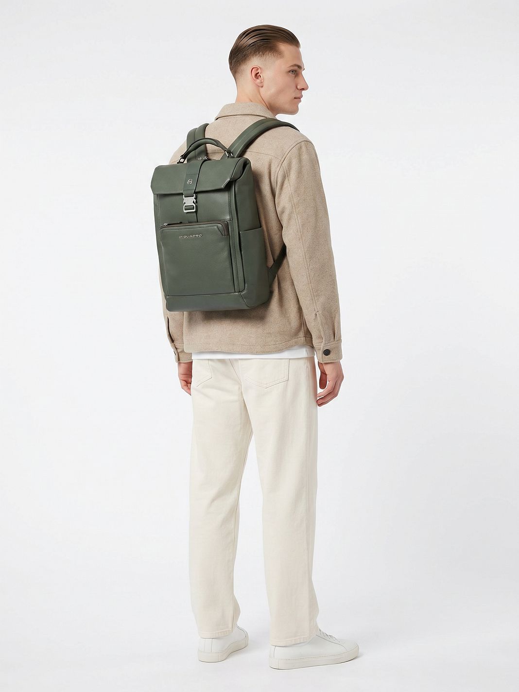Piquadro Tebe Zaino da giorno Protezione RFID Vera Pelle 44 cm Vano porta PC Piquadro Tebe Zaino da giorno Protezione RFID Vera Pelle 44 cm Vano porta PC