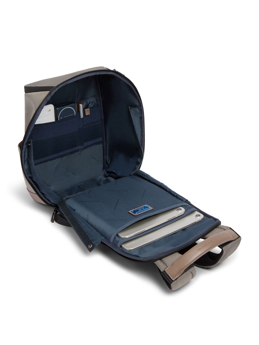Piquadro Sync Daypack Læder 40 cm Laptoprum Piquadro Sync Daypack Læder 40 cm Laptoprum