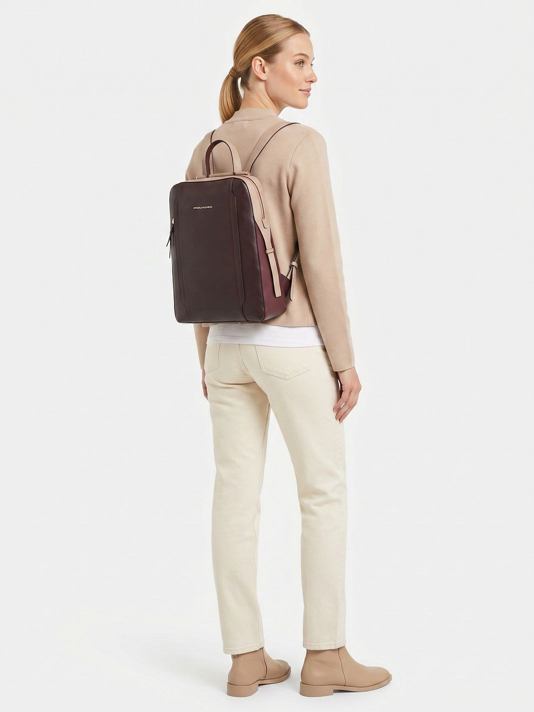 Piquadro Circle Daypack Läder 41 cm Laptopfack Piquadro Circle Daypack Läder 41 cm Laptopfack