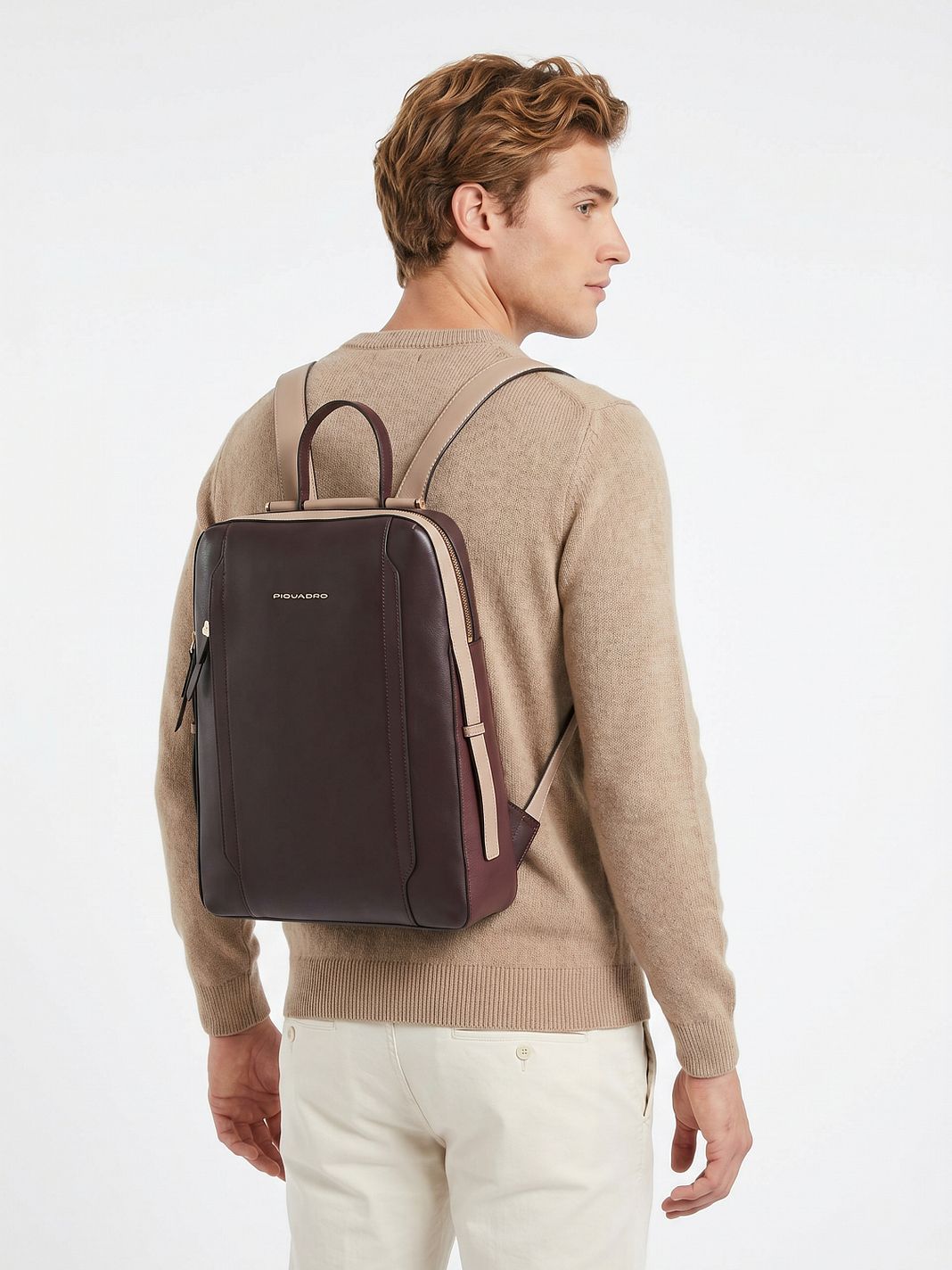 Piquadro Circle Daypack Läder 41 cm Laptopfack Piquadro Circle Daypack Läder 41 cm Laptopfack