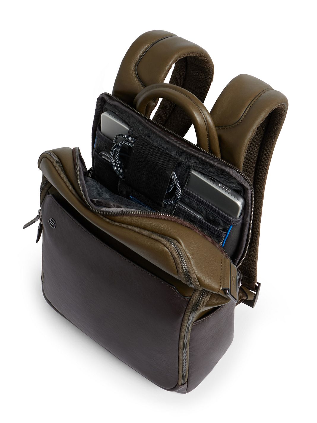 Piquadro Black Square Zaino da giorno Vera Pelle 38 cm Vano porta PC Piquadro Black Square Zaino da giorno Vera Pelle 38 cm Vano porta PC