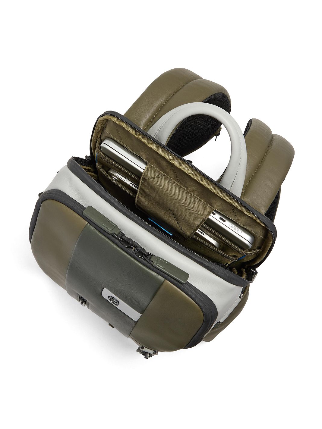 Piquadro Urban Zaino da giorno Protezione RFID Vera Pelle 46 cm Vano porta PC