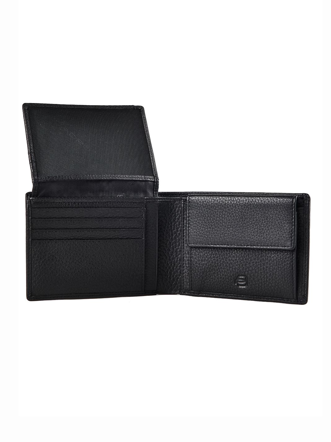 Piquadro Portafoglio Protezione RFID Vera Pelle 13 cm Piquadro Portafoglio Protezione RFID Vera Pelle 13 cm