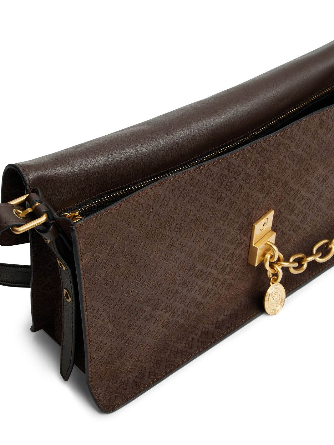Tommy Hilfiger Crest Leather Borsa a spalla Vera Pelle 32 cm
