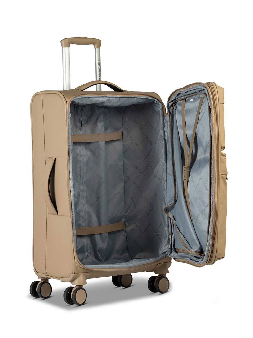 Worldpack Kyoto 4 ruote Set di valigie 3 pezzi espandibile Worldpack Kyoto 4 ruote Set di valigie 3 pezzi espandibile