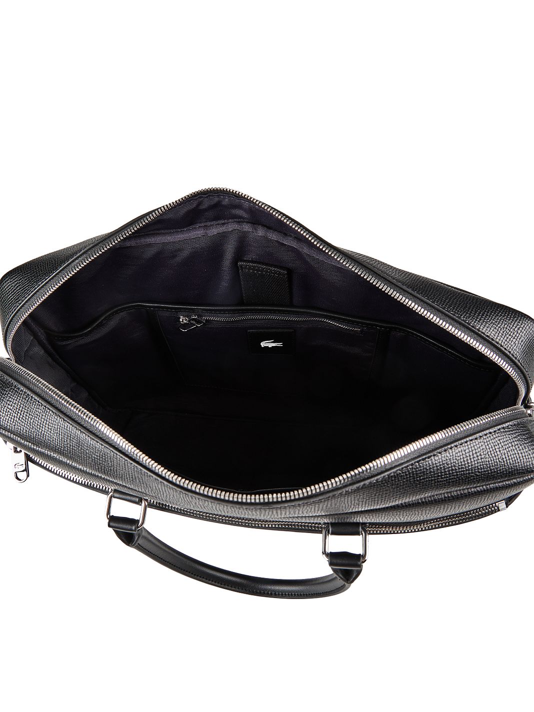 Lacoste Ossian Valigetta Vera Pelle 41 cm Vano porta PC Lacoste Ossian Valigetta Vera Pelle 41 cm Vano porta PC