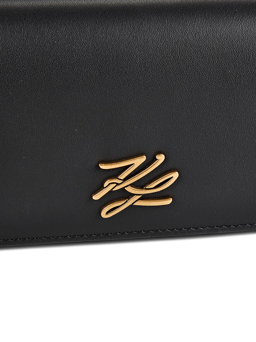 Karl Lagerfeld Autograph Borsa a spalla Vera Pelle 20.5 cm