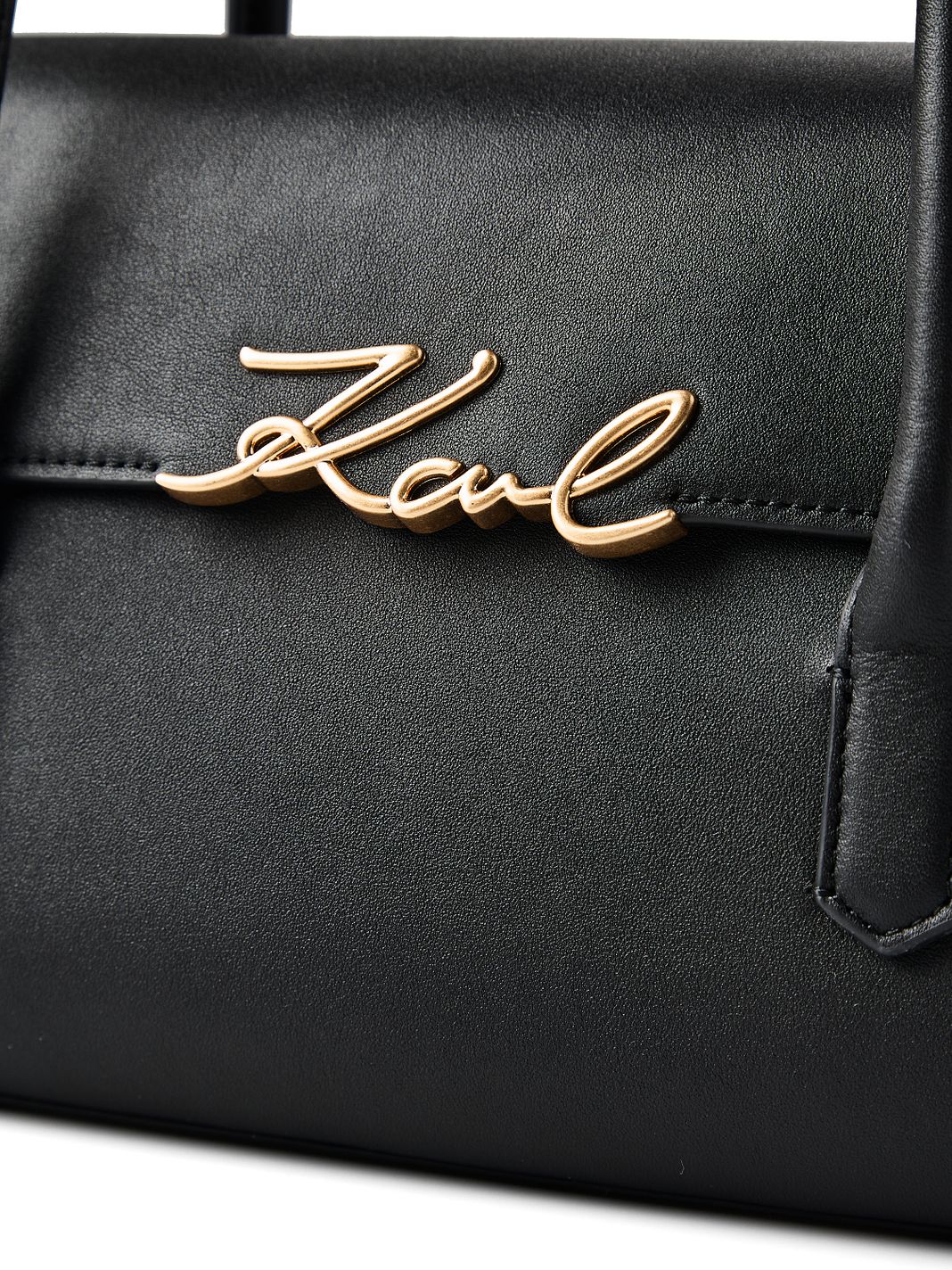 Karl Lagerfeld Signature Borsa a spalla Vera Pelle 37 cm Karl Lagerfeld Signature Borsa a spalla Vera Pelle 37 cm