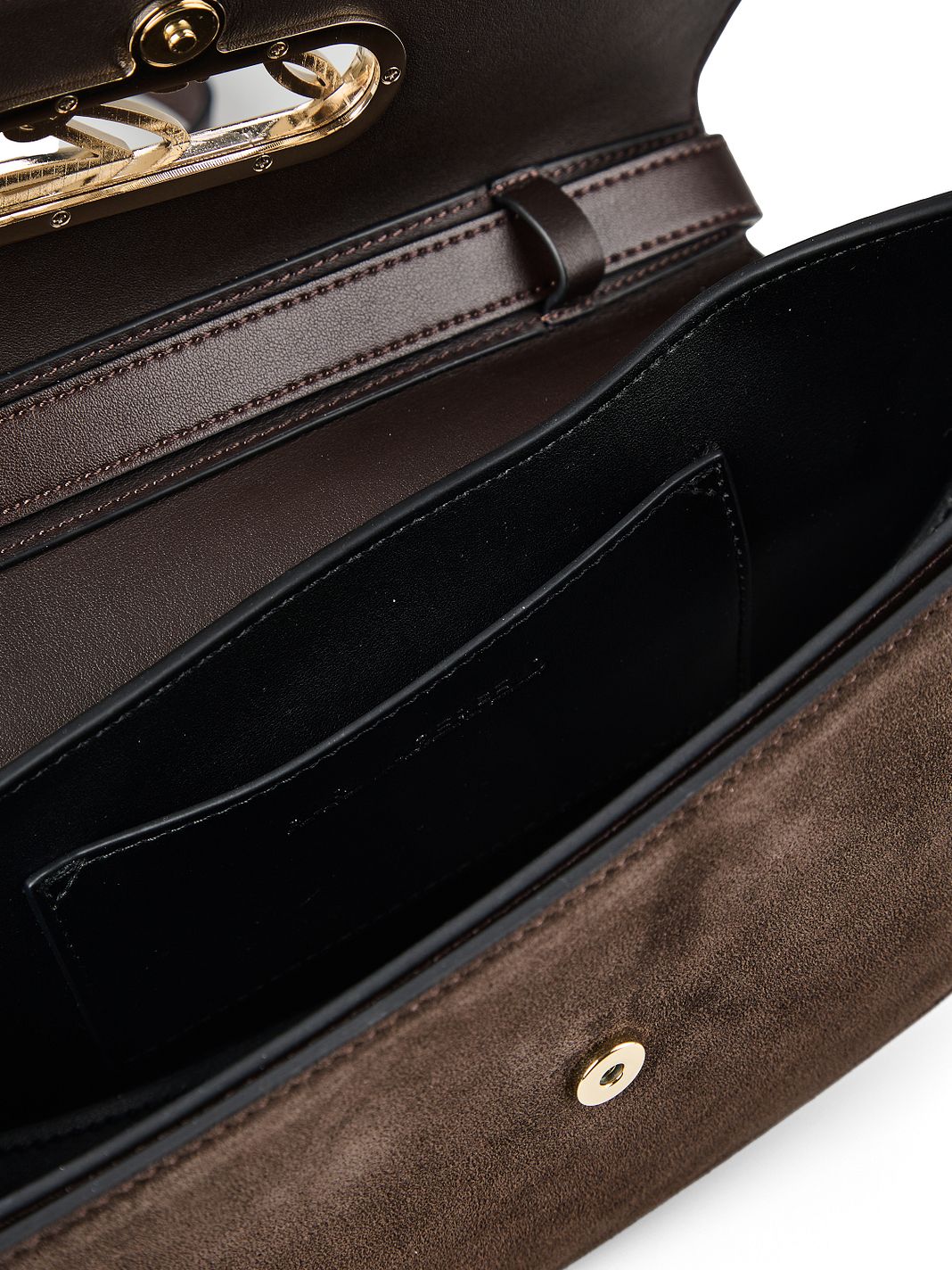 Karl Lagerfeld Signature Borsa a tracolla Vera Pelle 24.5 cm Karl Lagerfeld Signature Borsa a tracolla Vera Pelle 24.5 cm