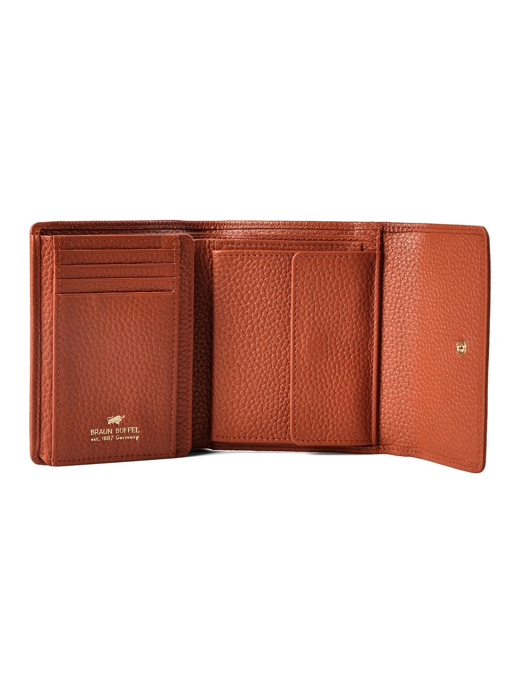 Braun Büffel Asti Cartera Bloqueo RFID Piel natural 12 cm Braun Büffel Asti Cartera Bloqueo RFID Piel natural 12 cm